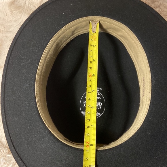 Nwot Country Gentleman Black Wool Fedora Wilton Water Repellent - Picture 11 of 11